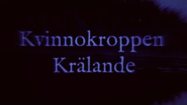 Kvinnokroppen Krälande