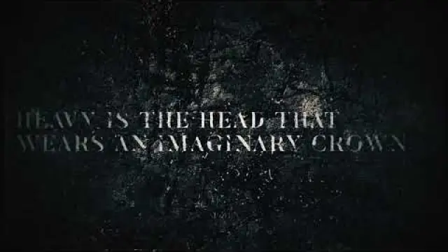 Heavy is the Head that Wears an Imaginary Crown